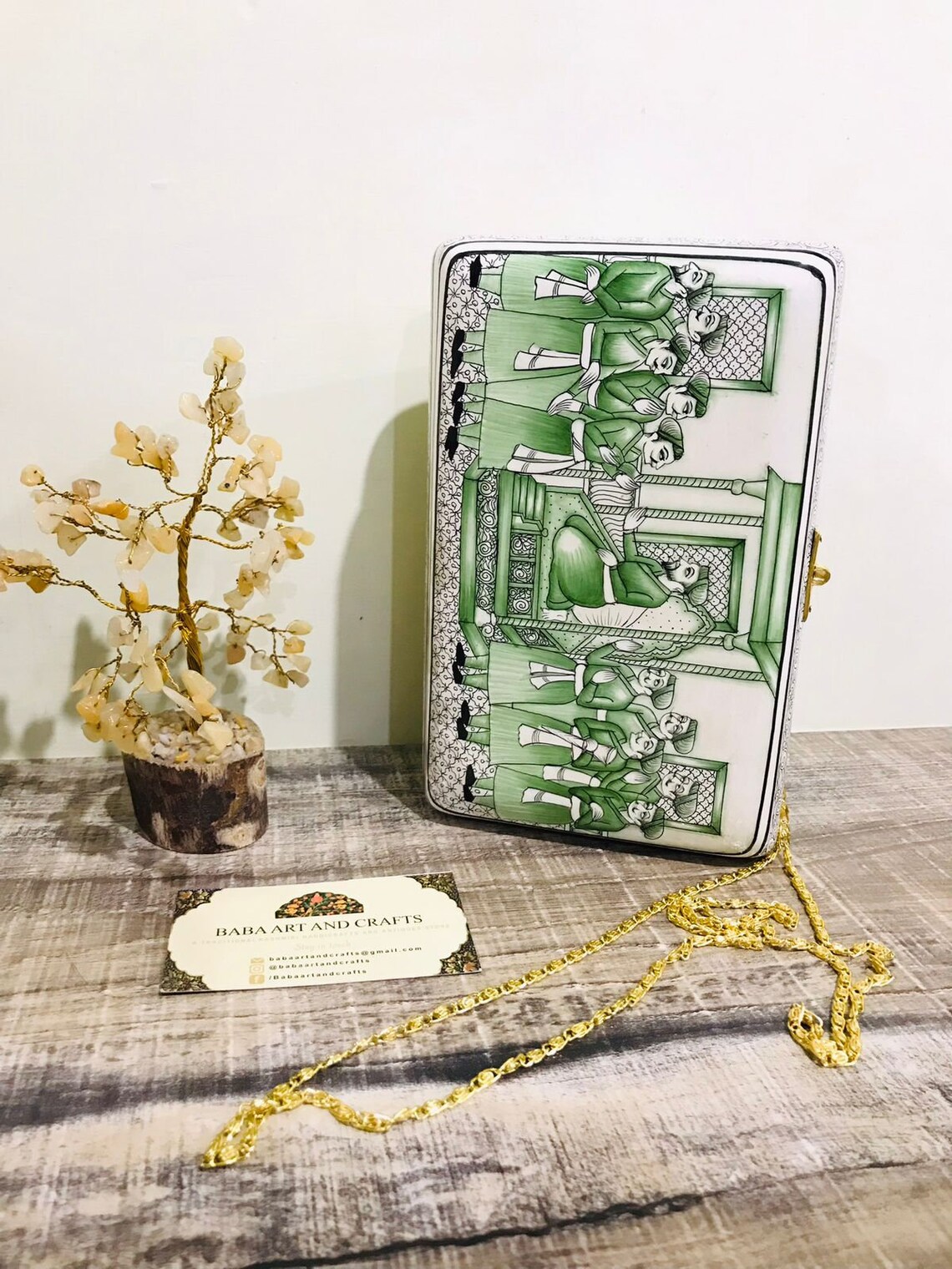 Designer Wallets, Designer handbags and purses for women, Clutches with hand painted paper mache art, Papier mache clutches from Kashmir