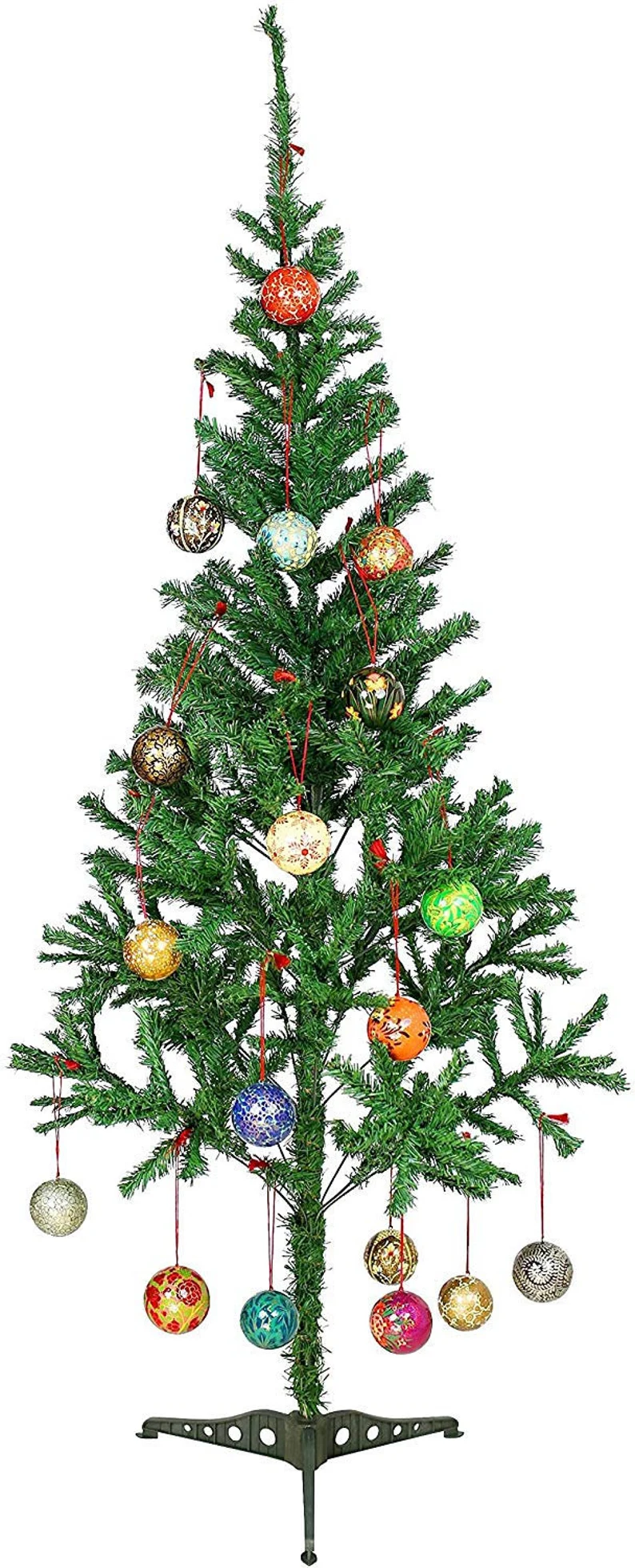 Hand painted Christmas baubles, Handmade Christmas decorations, Hand painted paper mache baubles, handmade christmas tree hanging ornaments