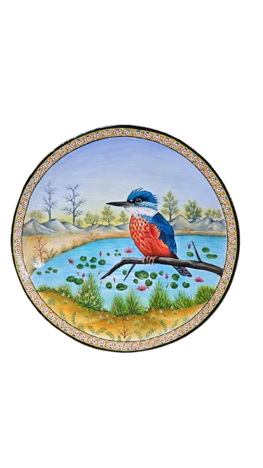 Indian hand painted wall hanging,Handmade Wall decor,Paper Mache wall hanging,Vintage wall hanging,Handmade wall hangings,antique wall plate