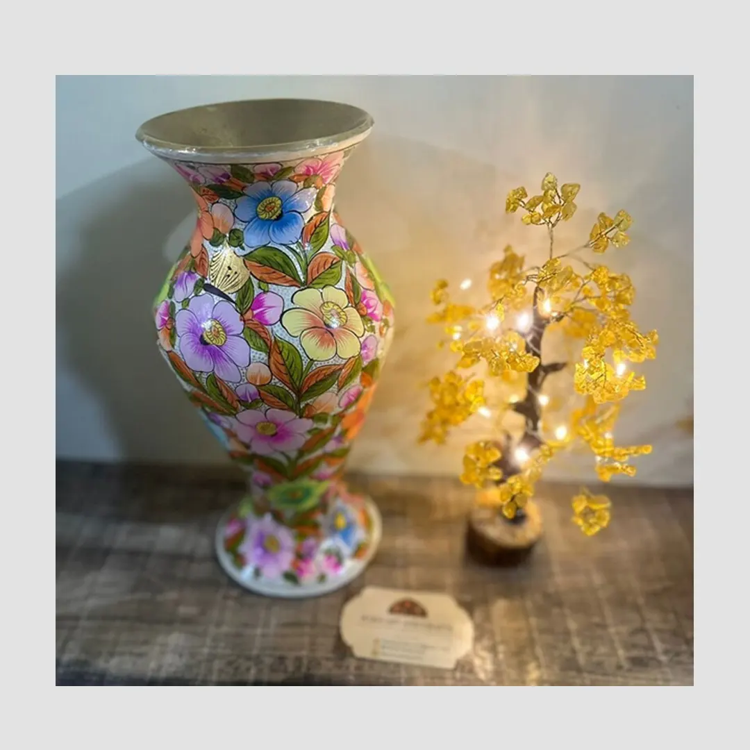 Exquisite Brass Vases and Papier Mache Artistry From Kashmir