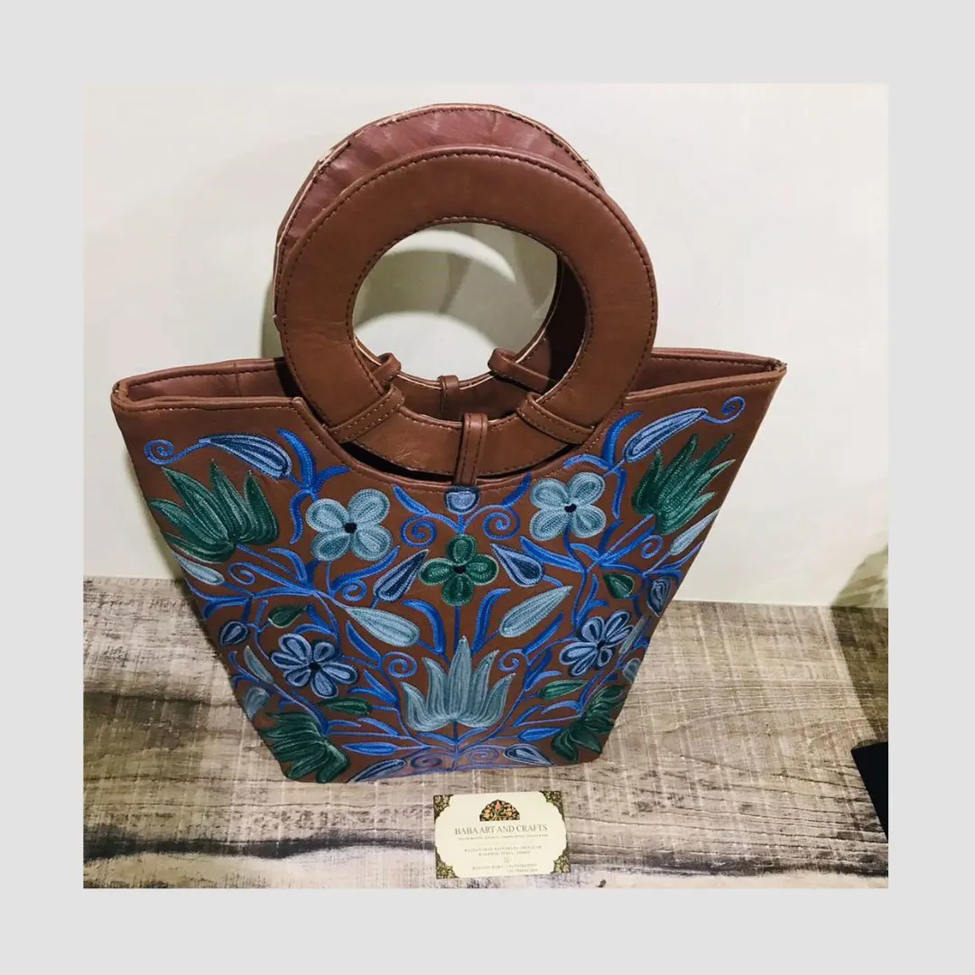 Manufacturer of Suede Leather Handbags & Clutches in India